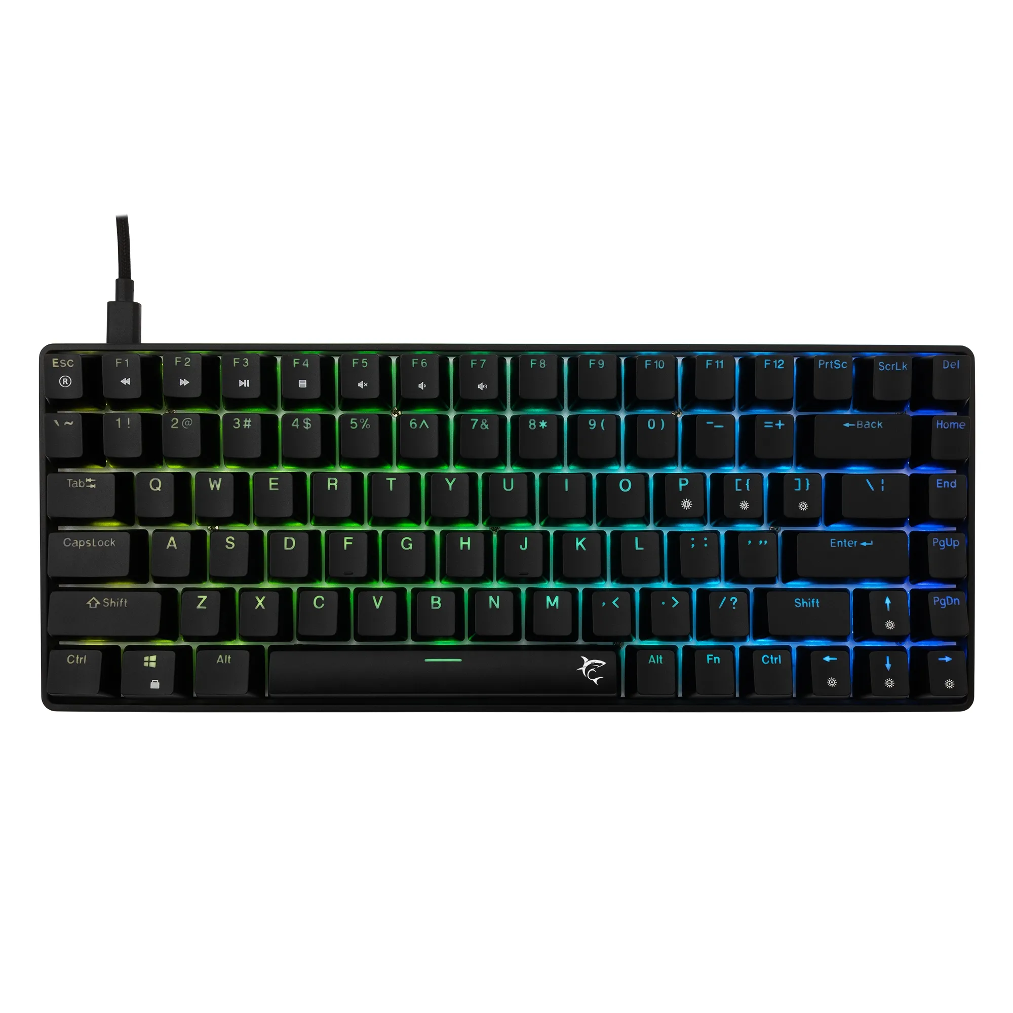 mobilux-hamachi-b-us White Shark GK-005121 Hamachi Mechanical RGB / US – Blue SW.