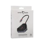 White Shark HEXAGON 6 IN 1 Type-C HUB