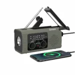 Hawk HWRDI410GN Radio Solar Dynamo With Flashlight
