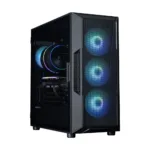 Zalman I3 NEO ARGB V2, ATX Mid Tower PC Case, 4 x 120mm ARGB Fans, Black