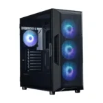 Zalman I3 NEO ARGB V2, ATX Mid Tower PC Case, 4 x 120mm ARGB Fans, Black