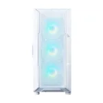 Zalman I3 NEO ARGB V2, ATX Mid Tower PC Case, 4 x 120mm ARGB Fans, White