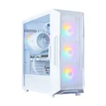 Zalman I3 NEO V2,  ATX Mid Tower PC Case, 4 x 120mm RGB Fans, White