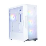Zalman I3 NEO V2,  ATX Mid Tower PC Case, 4 x 120mm RGB Fans, White