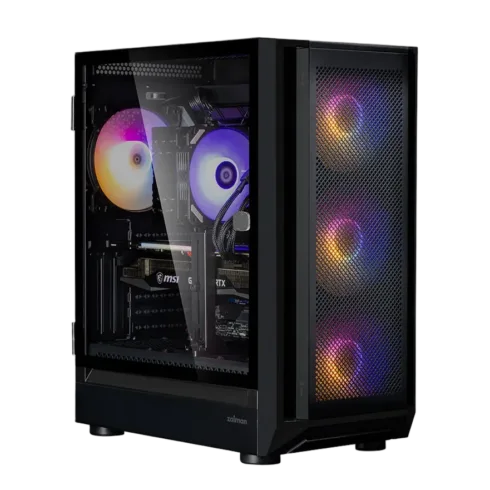 Zalman i6 Black, RGB fan x4 T/G
