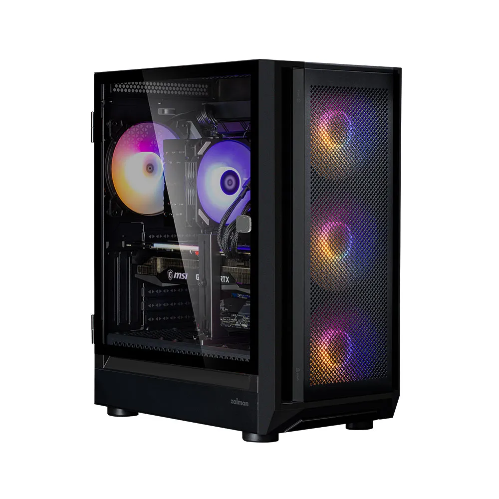 mobilux-i6-black Zalman i6 Black, RGB fan x4 T/G