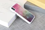 iKins SmartPhone case iPhone XS/S water flower white