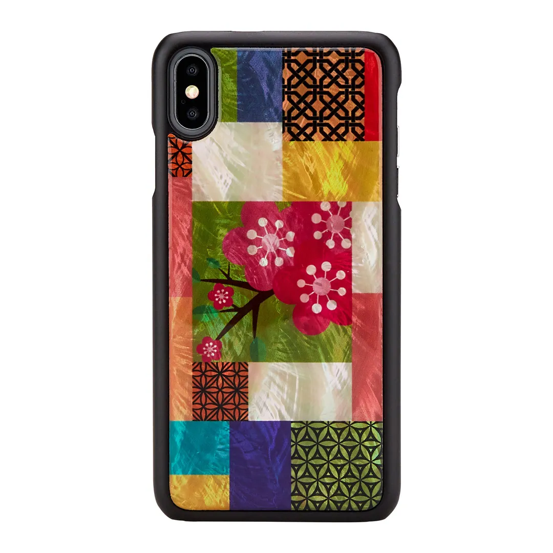 mobilux-k1822j iKins SmartPhone case iPhone XS Max cherry blossom black