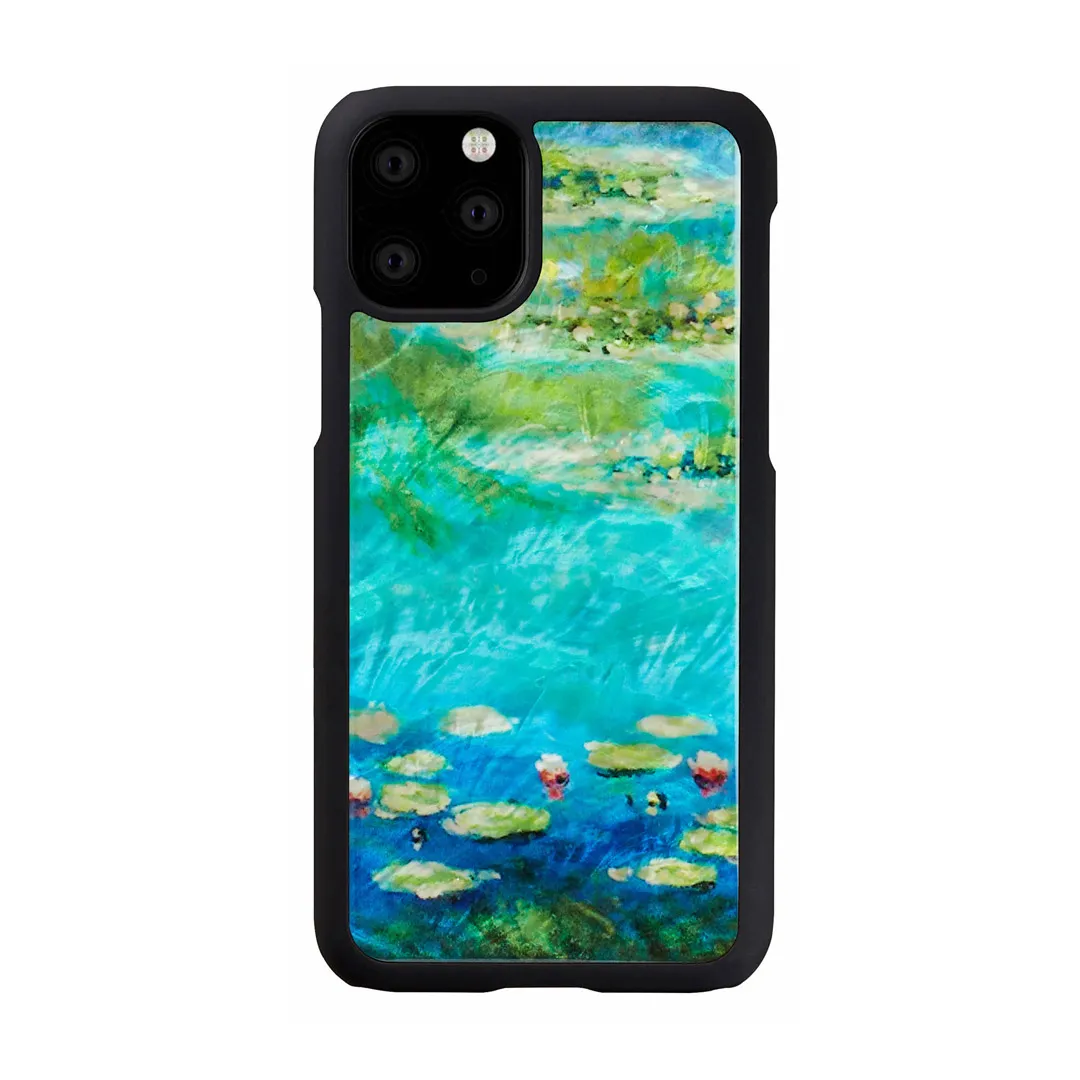 mobilux-k1939j iKins SmartPhone case iPhone 11 Pro water lilies black