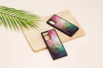 iKins case for Samsung Galaxy Note 20 water flower black