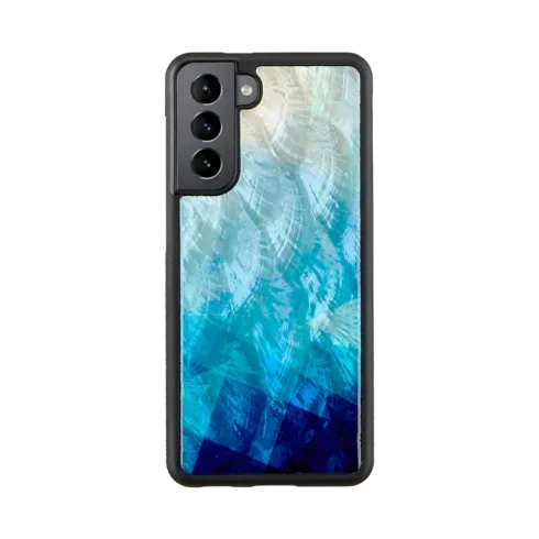 iKins case for Samsung Galaxy S21 blue lake black