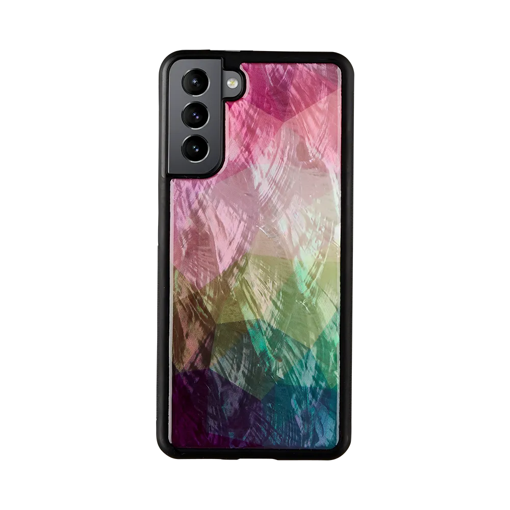 mobilux-k6911j iKins case for Samsung Galaxy S21+ water flower black