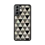 iKins case for Samsung Galaxy S21+ pyramid black
