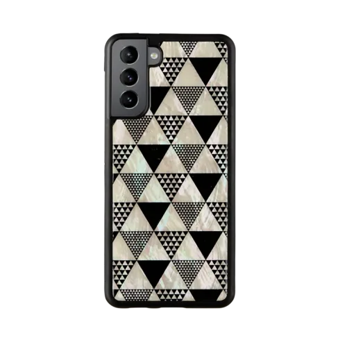 iKins case for Samsung Galaxy S21+ pyramid black