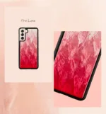 iKins case for Samsung Galaxy S21 Ultra pink lake black