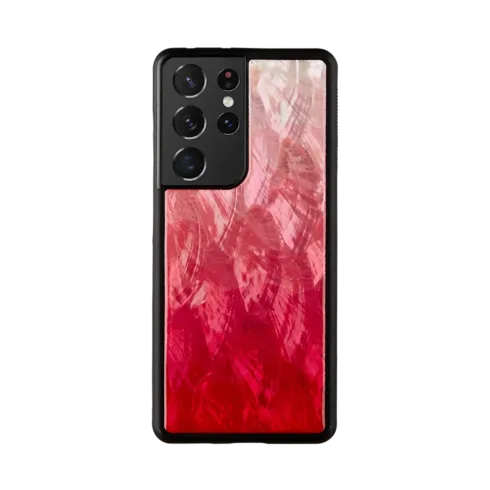 iKins case for Samsung Galaxy S21 Ultra pink lake black