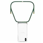 Lookabe Necklace iPhone X/Xs gold green loo013