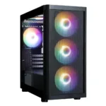 Zalman M4 SE, mATX Mini Tower PC Case, 6 x 120mm FRGB Fans, Black
