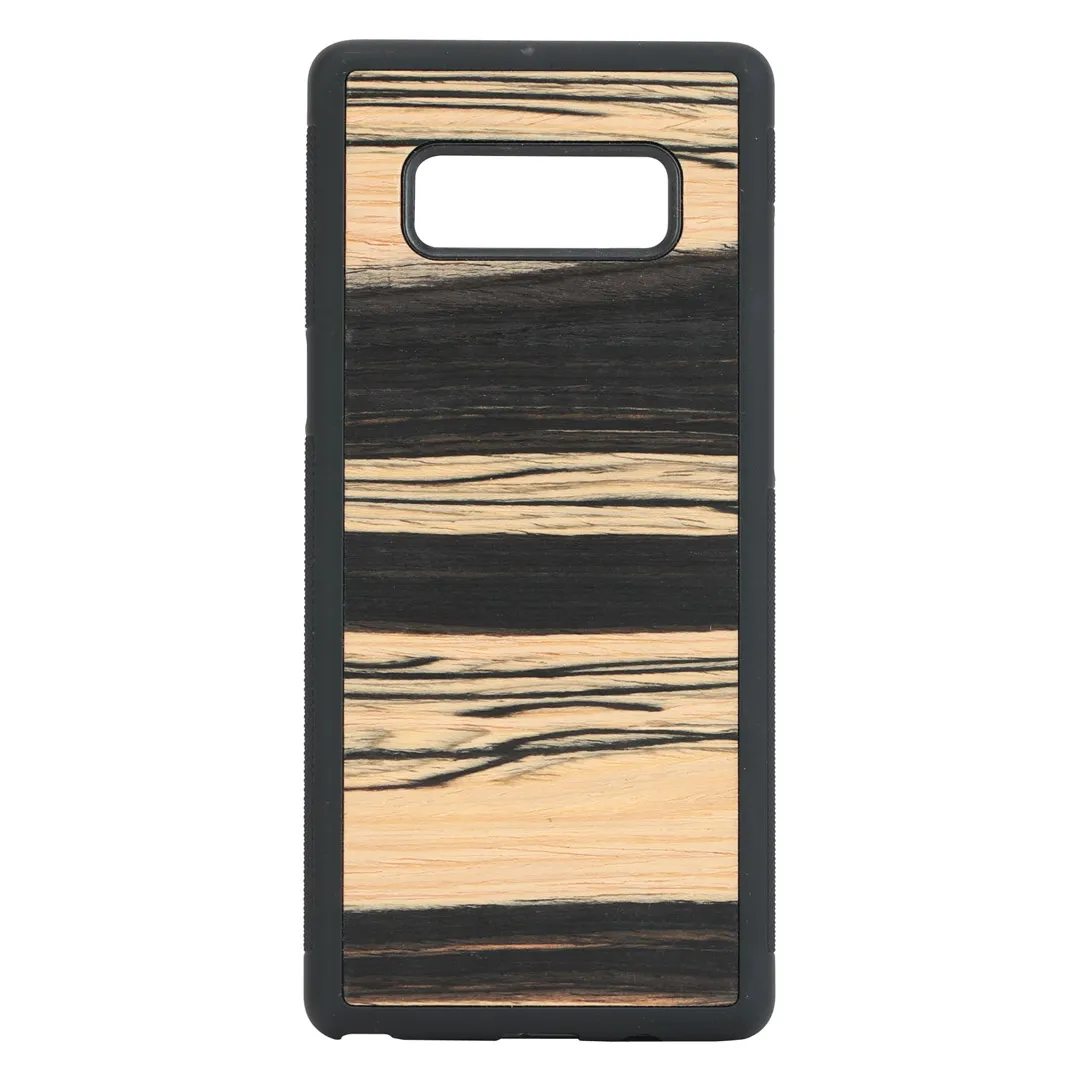 mobilux-m4319b MAN&WOOD SmartPhone case Galaxy Note 8 white ebony black