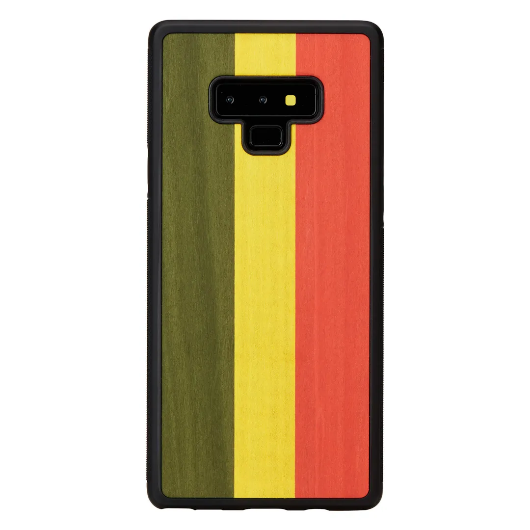 mobilux-m4435b MAN&WOOD SmartPhone case Galaxy Note 9 reggae black