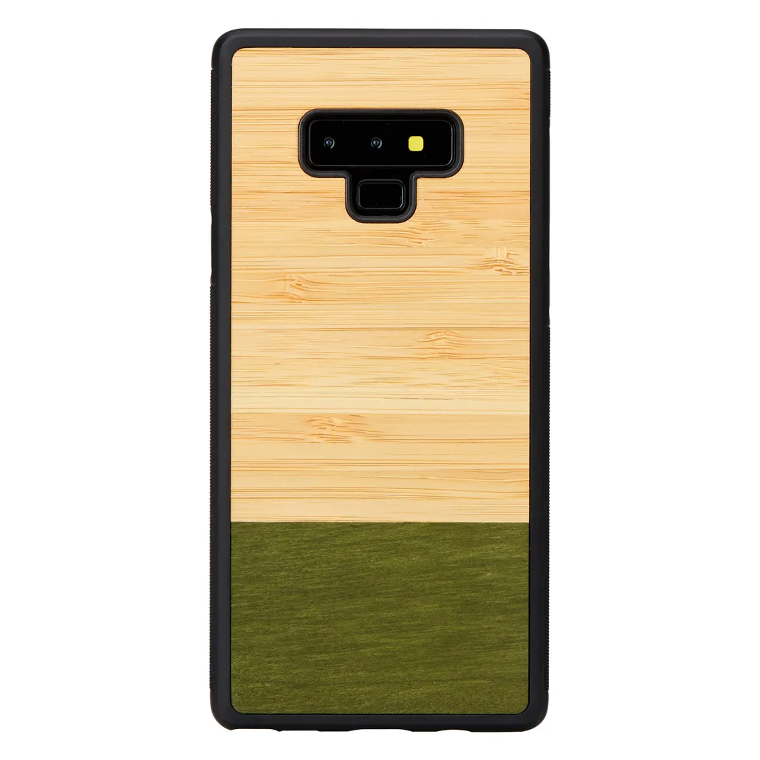 mobilux-m4443b MAN&WOOD SmartPhone case Galaxy Note 9 bamboo forest black