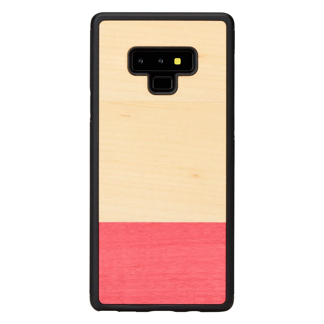mobilux-m4445b MAN&WOOD SmartPhone case Galaxy Note 9 miss match black