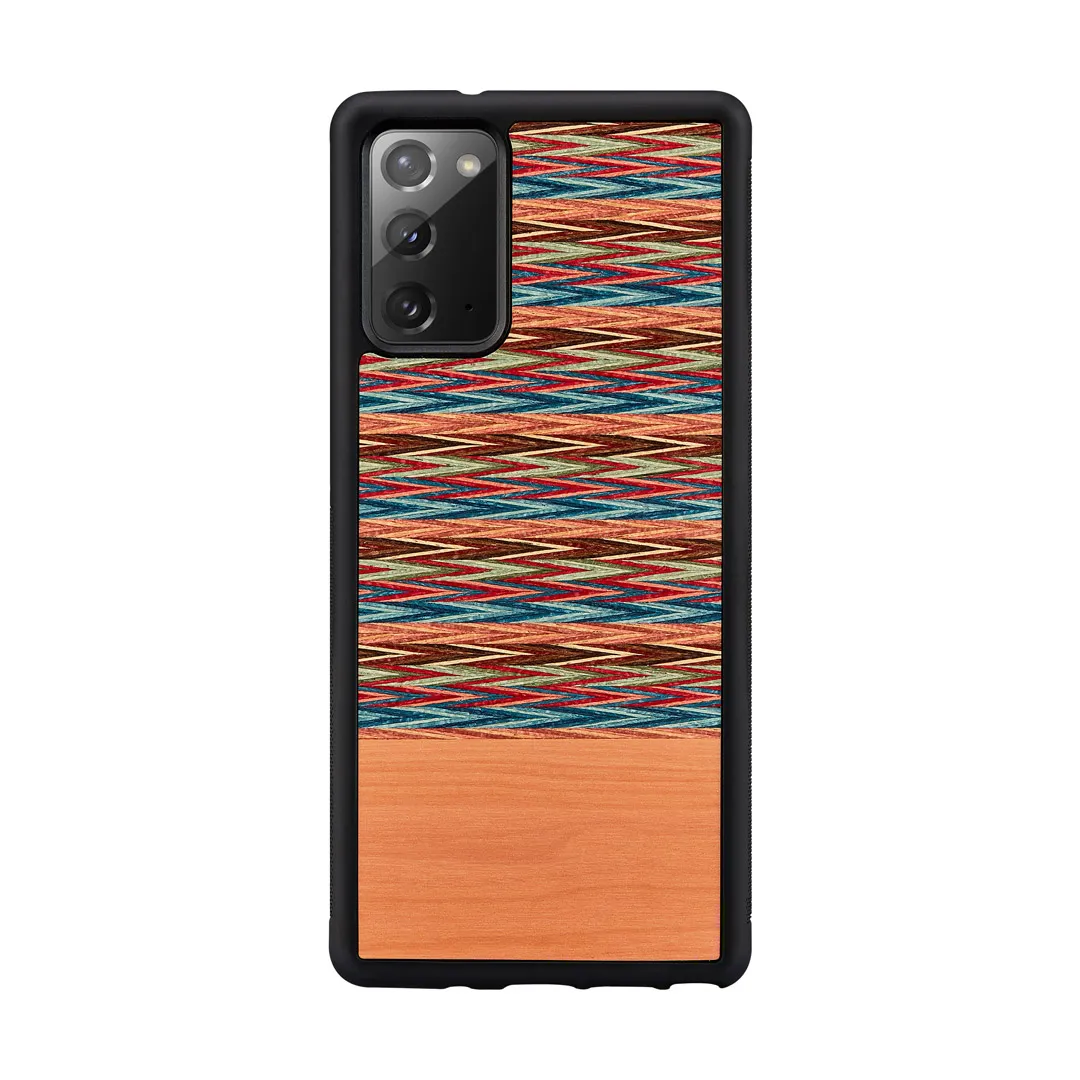 mobilux-m4732b MAN&WOOD case for Galaxy Note 20 browny check black