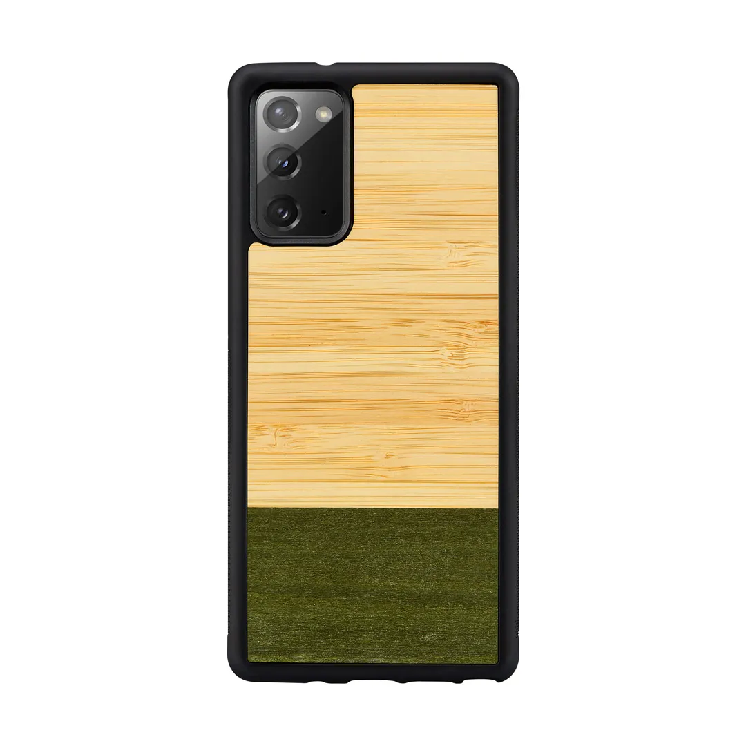 mobilux-m4734b MAN&WOOD case for Galaxy Note 20 bamboo forest black