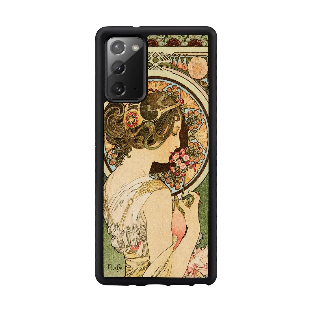 mobilux-m4769b MAN&WOOD case for Galaxy Note 20 primrose black