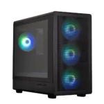 Zalman M5,  mATX Mini Tower PC Case, 120mm ARGB x 4, Black