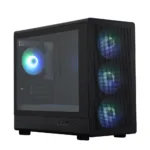 Zalman M5,  mATX Mini Tower PC Case, 120mm ARGB x 4, Black