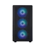 Zalman M5,  mATX Mini Tower PC Case, 120mm ARGB x 4, Black