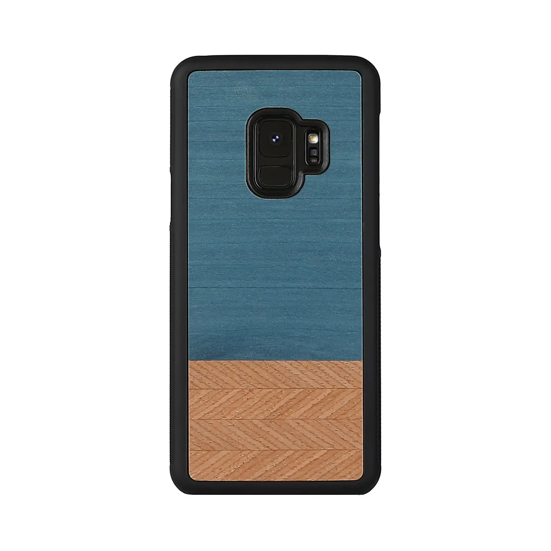 mobilux-m6040b MAN&WOOD SmartPhone case Galaxy S9 denim black