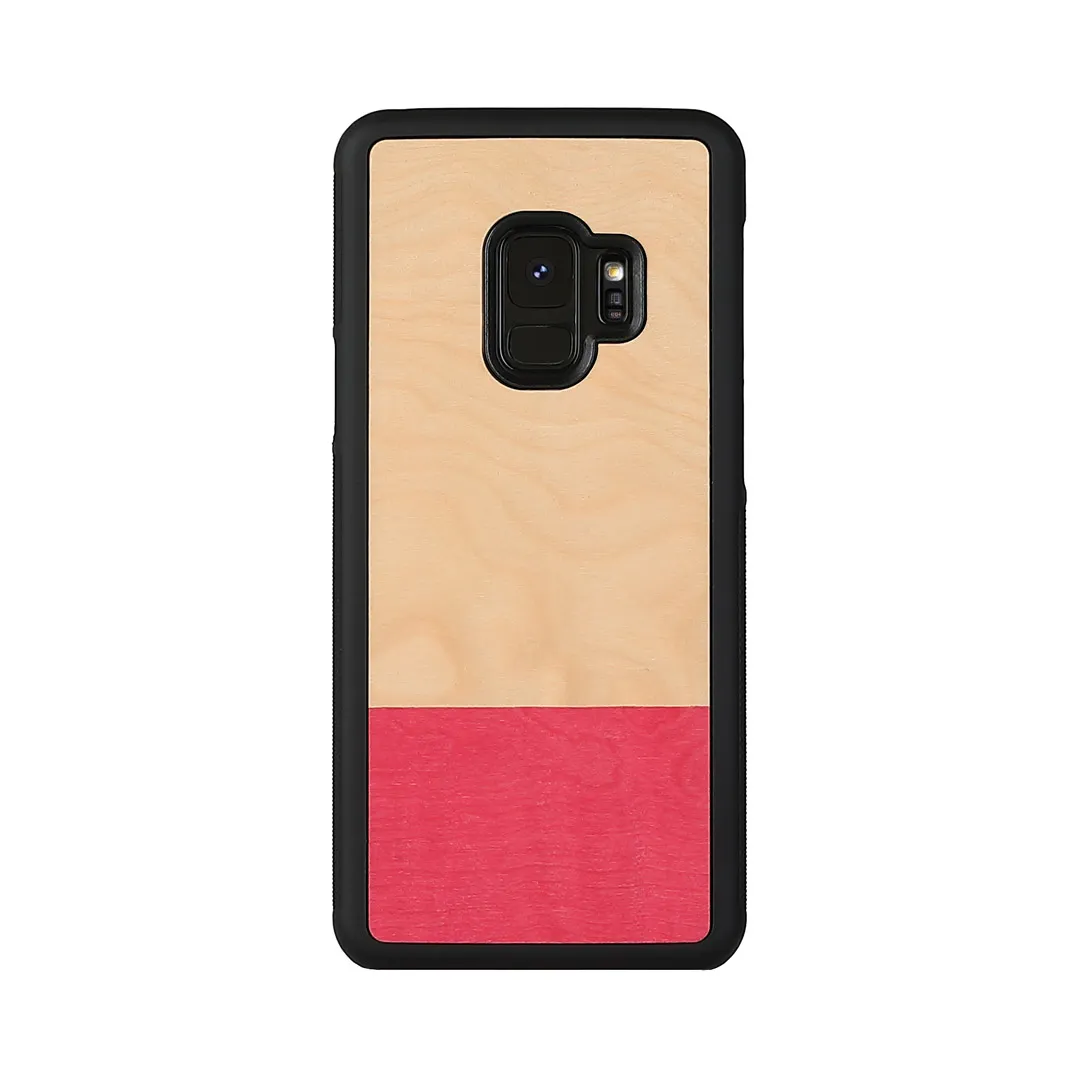 mobilux-m6045b MAN&WOOD SmartPhone case Galaxy S9 miss match black