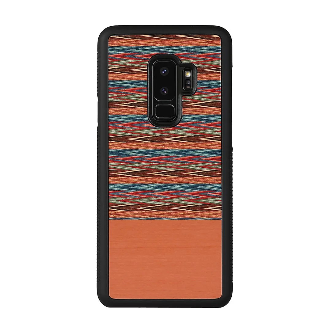 mobilux-m6142b MAN&WOOD SmartPhone case Galaxy S9 Plus browny check black