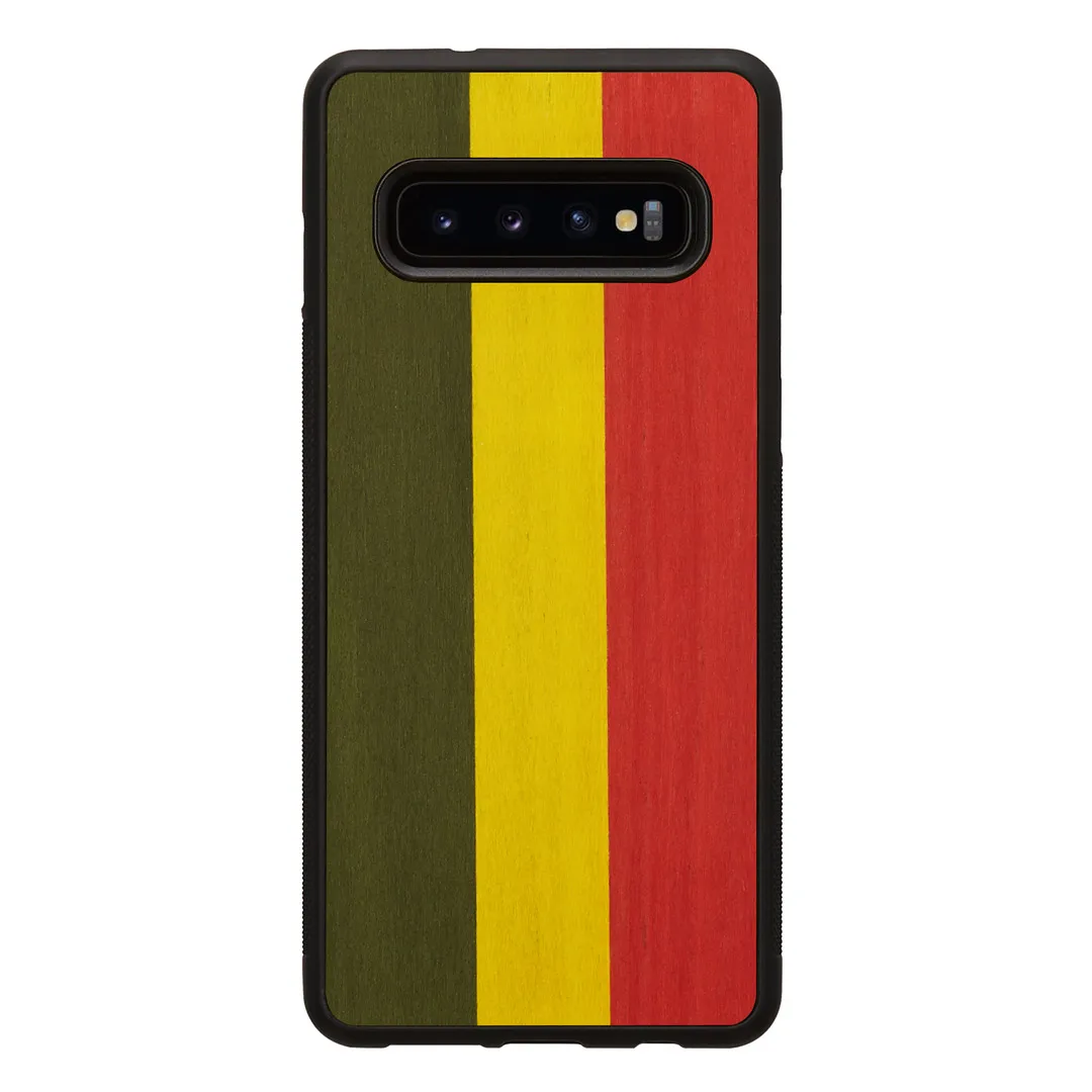 mobilux-m6235b MAN&WOOD SmartPhone case Galaxy S10 reggae black