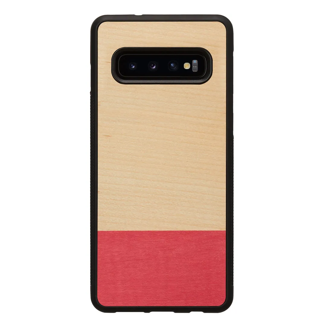 mobilux-m6245b MAN&WOOD SmartPhone case Galaxy S10 miss match black
