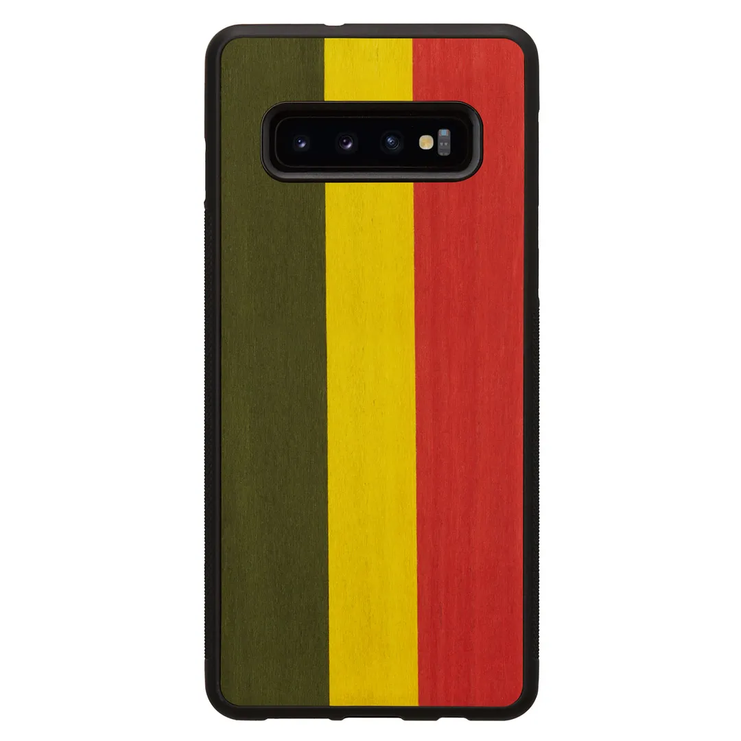 mobilux-m6335b MAN&WOOD SmartPhone case Galaxy S10 Plus reggae black