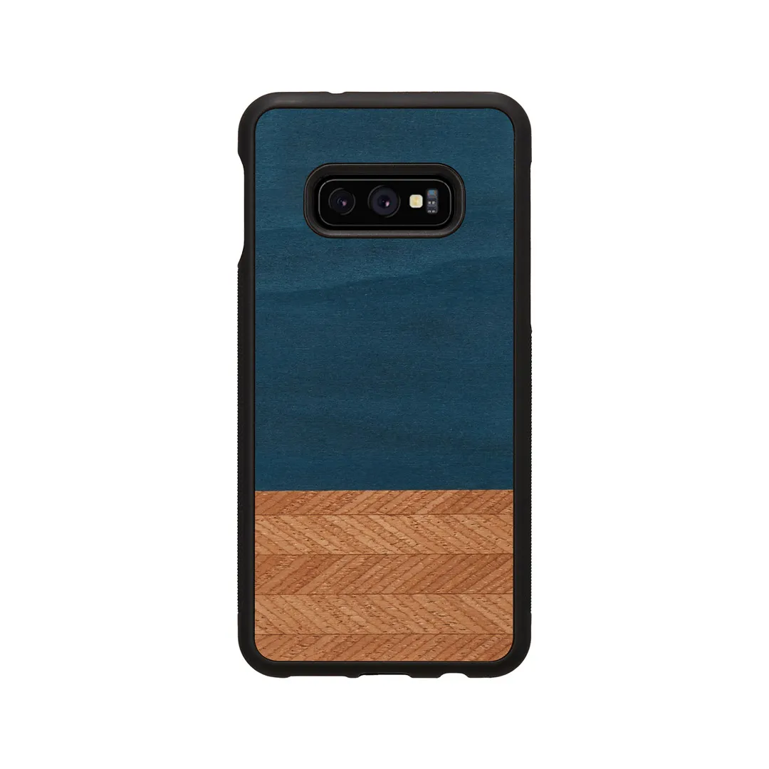 mobilux-m6440b MAN&WOOD SmartPhone case Galaxy S10e denim black