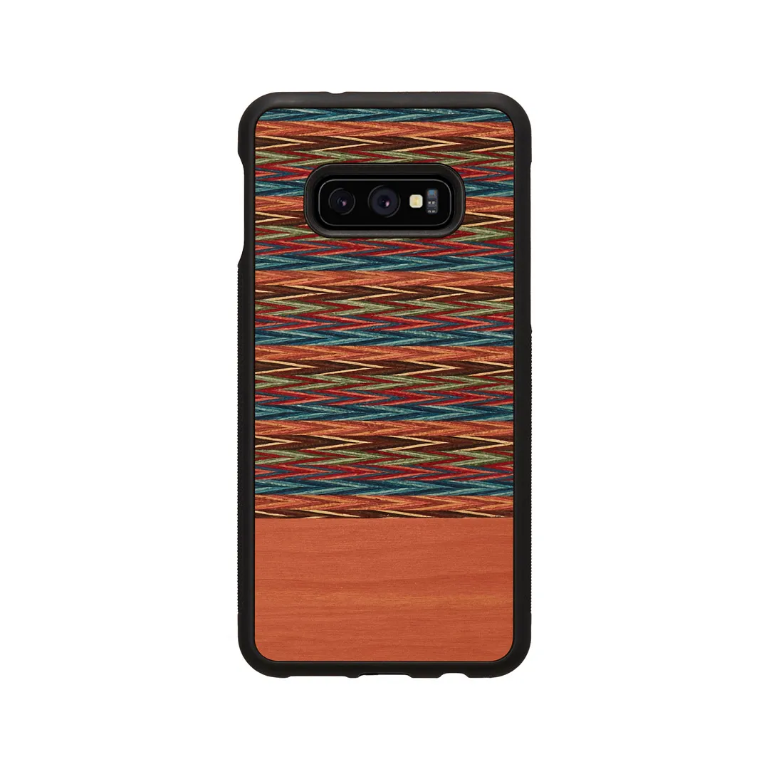 mobilux-m6442b MAN&WOOD SmartPhone case Galaxy S10e browny check black