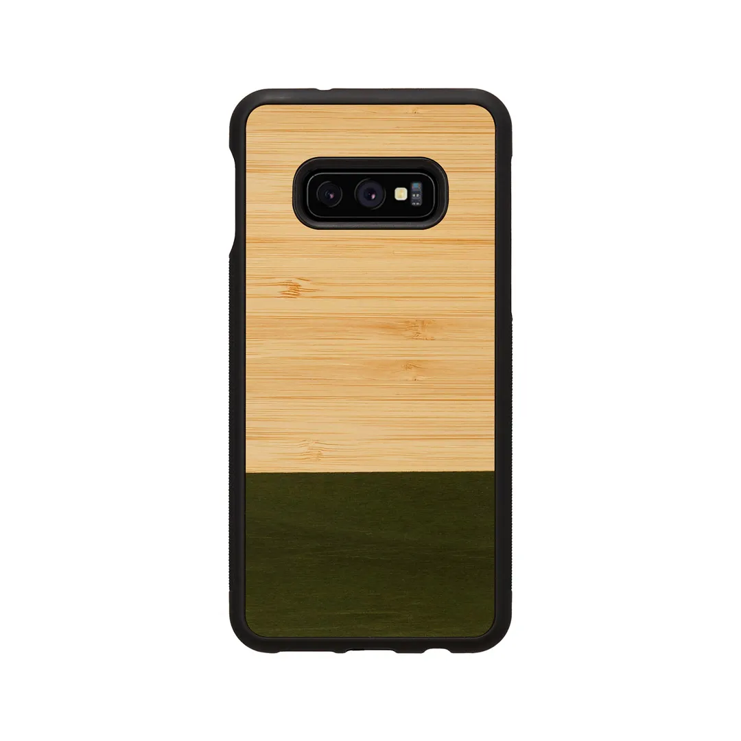 mobilux-m6443b MAN&WOOD SmartPhone case Galaxy S10e bamboo forest black