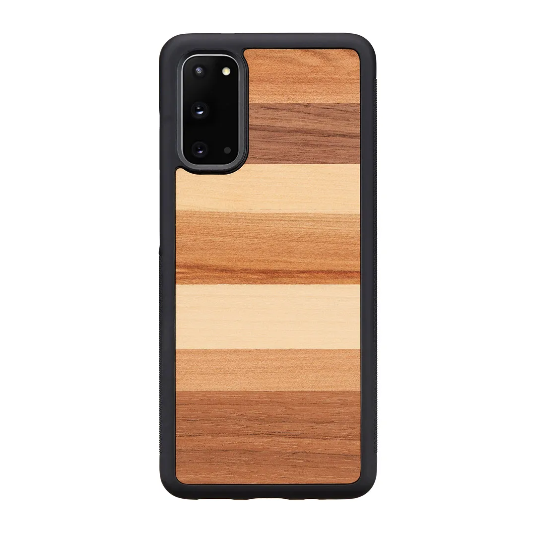 mobilux-m6511b MAN&WOOD case for Galaxy S20 sabbia black