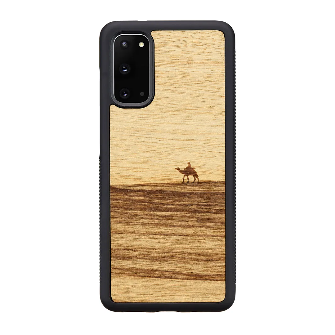 mobilux-m6517b MAN&WOOD case for Galaxy S20 terra black