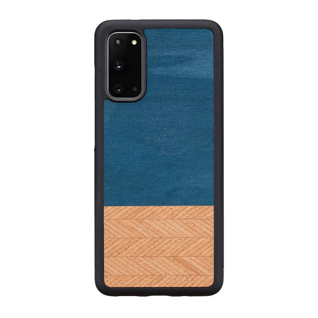 mobilux-m6540b MAN&WOOD case for Galaxy S20 denim black