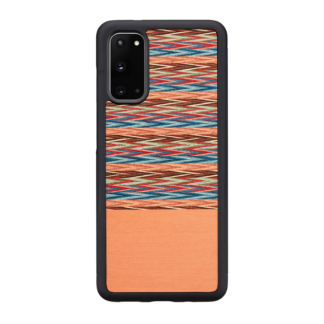 mobilux-m6542b MAN&WOOD case for Galaxy S20 browny check black
