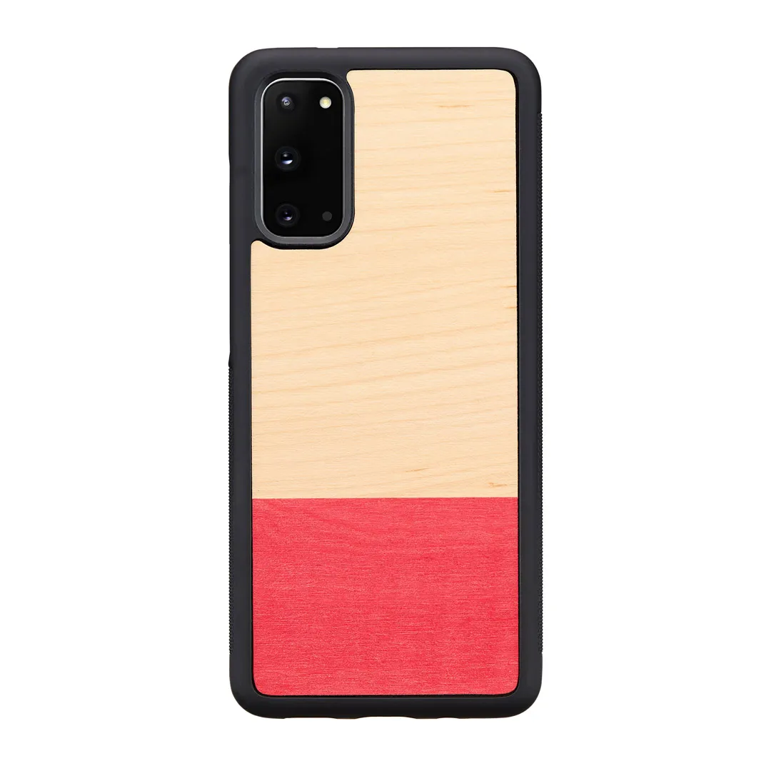 mobilux-m6545b MAN&WOOD case for Galaxy S20 miss match black