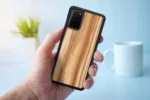 MAN&WOOD case for Galaxy S20+ cappuccino black