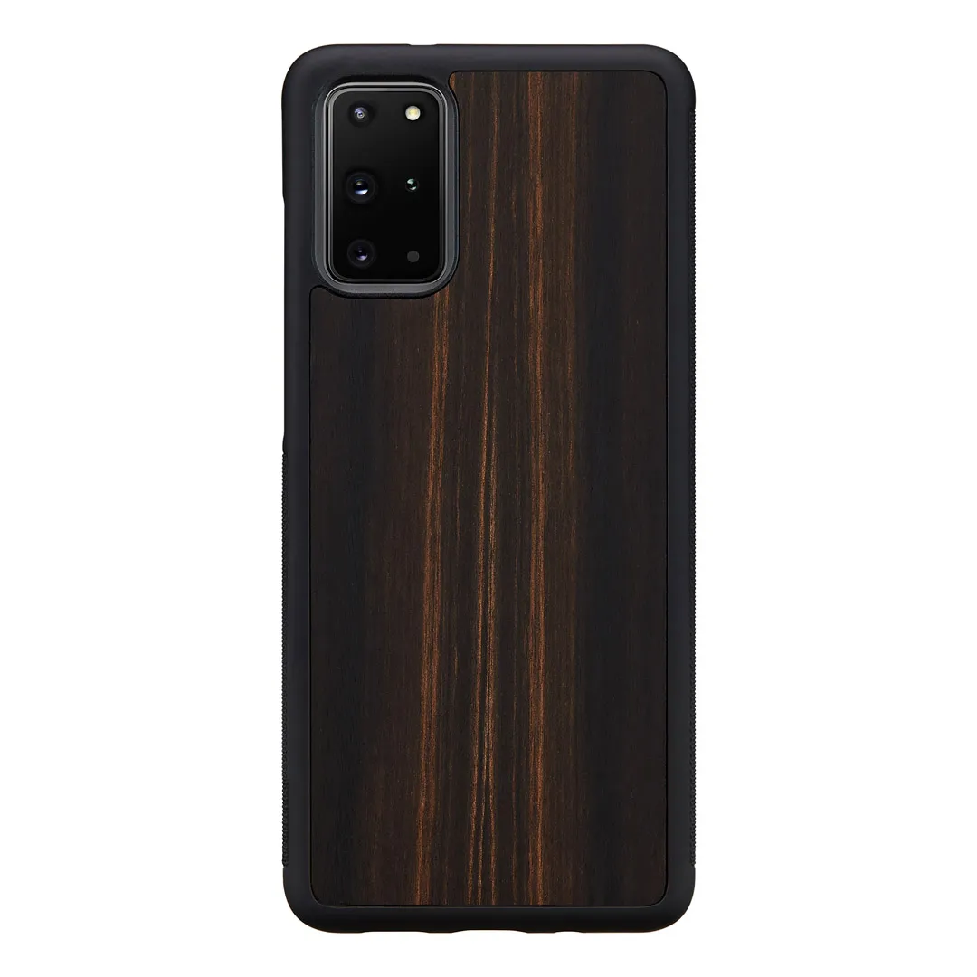 mobilux-m6622b MAN&WOOD case for Galaxy S20+ ebony black