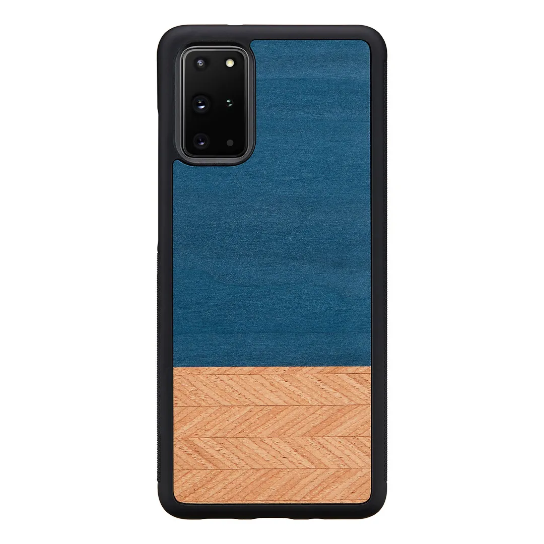 mobilux-m6640b MAN&WOOD case for Galaxy S20+ denim black