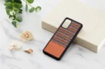 MAN&WOOD case for Galaxy S20+ browny check black